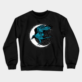 Moon Raven Crewneck Sweatshirt